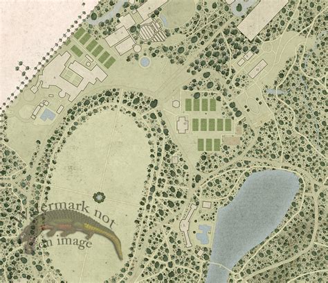 Piedmont Park Map [Piedmont Park Vertical] - $230.00 : Nostalgia Fine ...