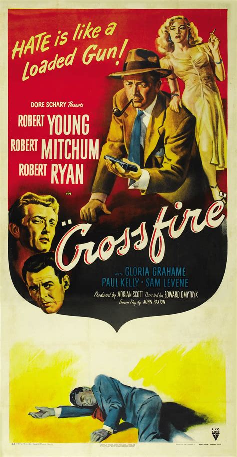 Robert Young, Robert Mitchum, Robert Ryan and Gloria Grahame, movie ...