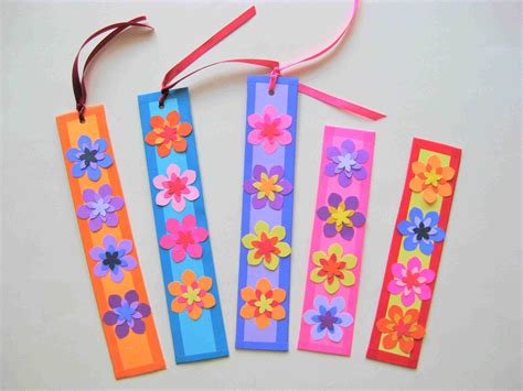 Gorgeous and Easy Paper Flower Bookmarks