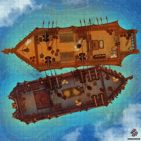 Fantasy Places Fantasy Map Warship Battle Ship Map Building Map ...