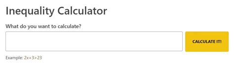 5 Best Inequalities Calculator To Check Out! - JSCalc Blog