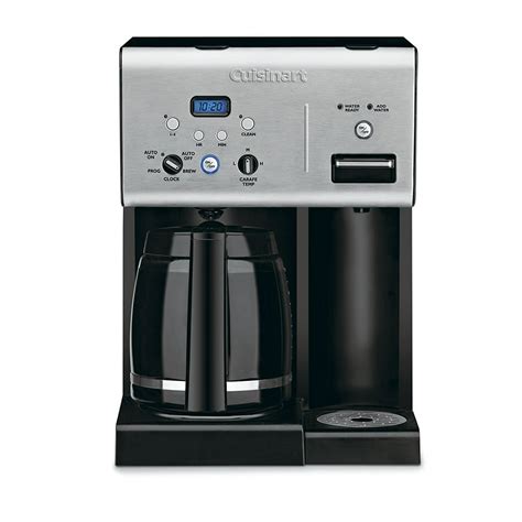 Cuisinart CHW-12 Coffee Plus 12-Cup Programmable Coffeemaker with Hot ...