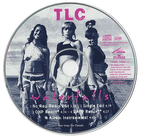 TLC Waterfalls UK CD single (CD5 / 5") (65800)