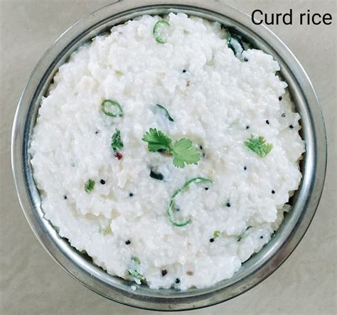 Curd Rice recipe - Foodiviews