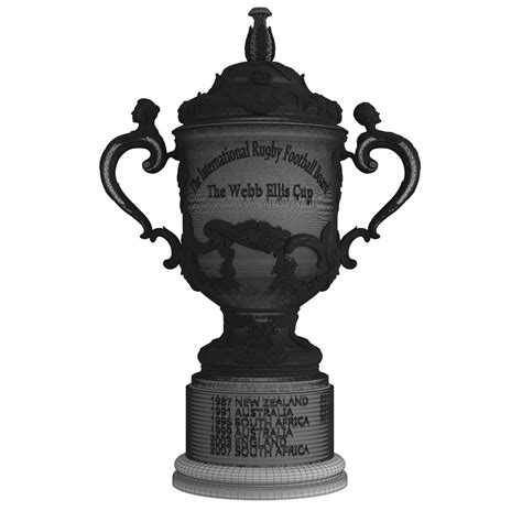 The Webb Ellis Cup Trophy 3D Model | FaceQuad