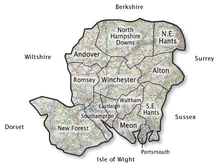 Map Of Uk Hampshire | Cakeandbloom