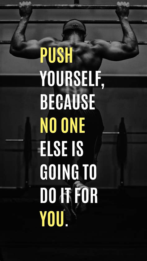 Workout Motivational Quote Phone Wallpaper Template | Visme