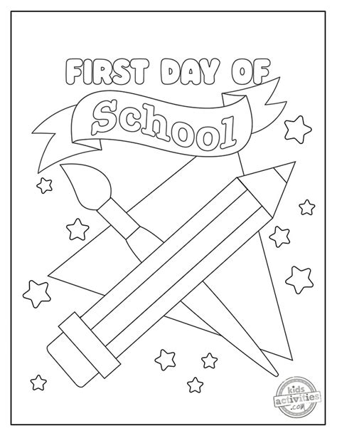 Exciting coloring pages for the first day of school - Remumber.com