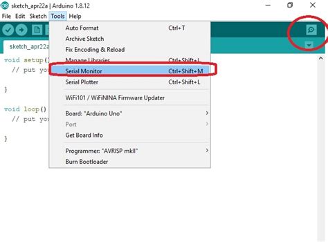 Arduino serial print (Serial.print();) To display output of sensors