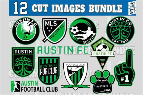 12 Styles MLS Austin FC Svg, Austin FC Svg, Austin FC Vector Logo ...