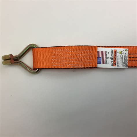 10' Tecnic Replacement Car Hauler Strap with double J wirehooks