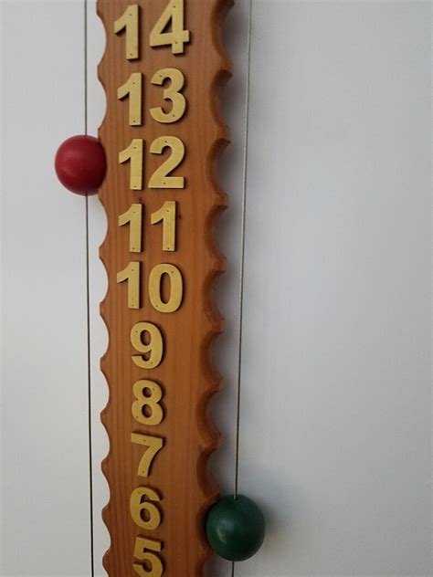 Bocce Ball Scoreboard Numbered 0-15 Vertical Design, All Things Bocce ...