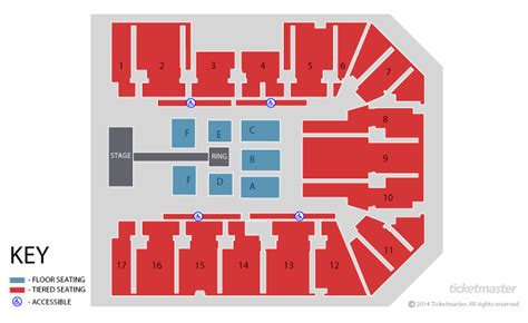 WWE Live Seating Plan - bp pulse LIVE