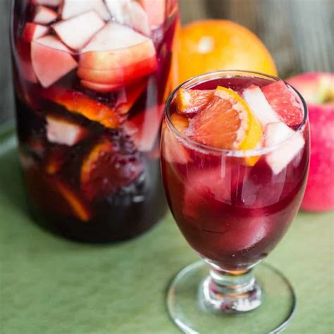 Sparkling Red Wine Sangria Recipe ⋆ Real Housemoms