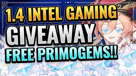 INTEL GAMING PRIMOGEMS GIVEAWAY (DON'T MISS THIS AGAIN!) Genshin Impact ...