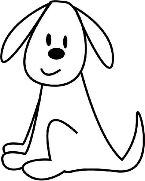 Easy Cartoon Dog Drawing | Free download on ClipArtMag