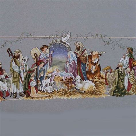 Nativity Scene Cross Stitch PDF Pattern Traditional Jesus - Etsy