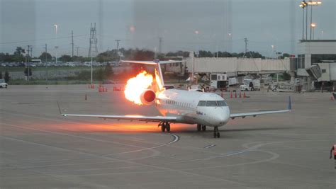 Plane catches fire at Nashville airport