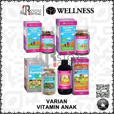 Promo Wellness Multi Vitamin Multivitamin Anak Suplemen Anak Original ...