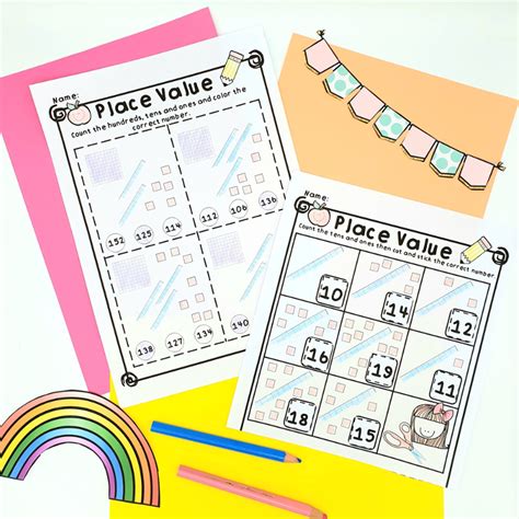 Addition Using Place Value Chart - Math Worksheets - SplashLearn ...