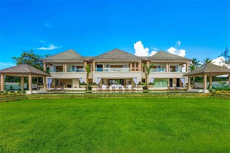 Godings Beach House on Barbados is a stunning, massive home with ocean ...