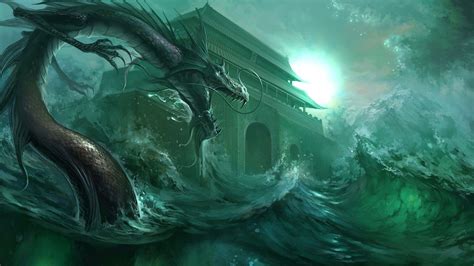 Water Dragon Wallpapers - Wallpaper Cave