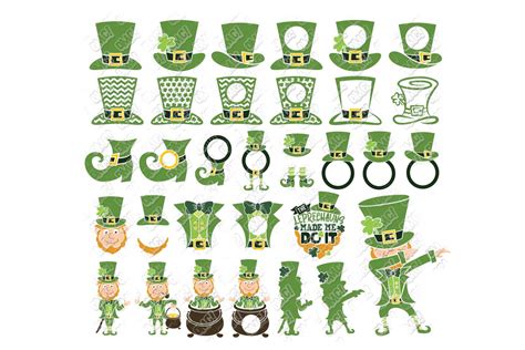 Leprechaun SVG in SVG/DXF/EPS/JPG/PNG • OhMyCuttables