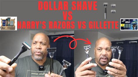 Dollar Shave vs Harry's Razors vs Gillette Best Razor For Bald Head And ...