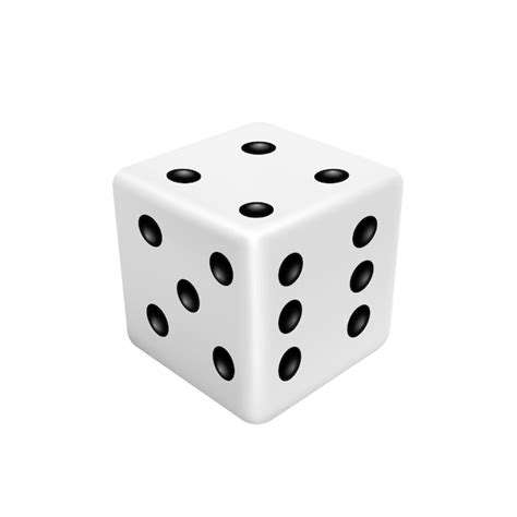 Premium Vector | Dice game with white cube and black dots 3d realistic ...