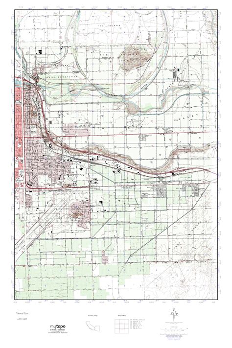 MyTopo Yuma East, California USGS Quad Topo Map