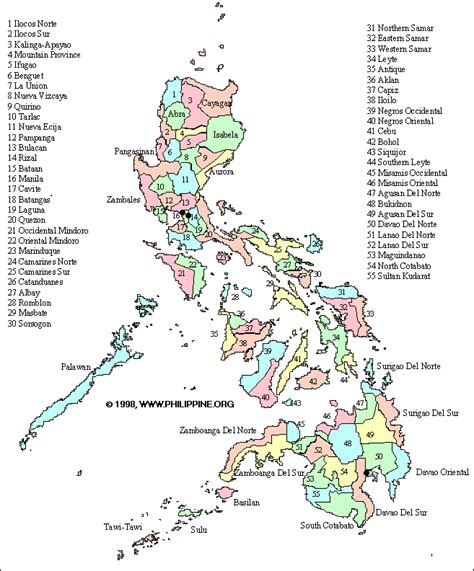 Philippines Map and Philippines Satellite Images