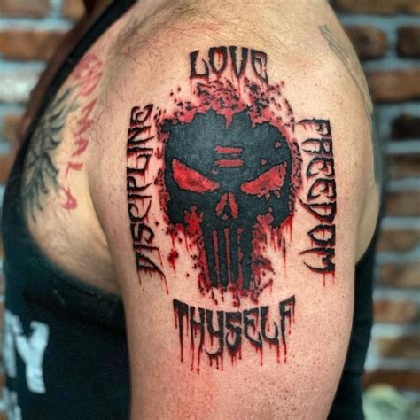 101 Amazing Punisher Skull Tattoo Ideas You Need To See! | Outsons ...