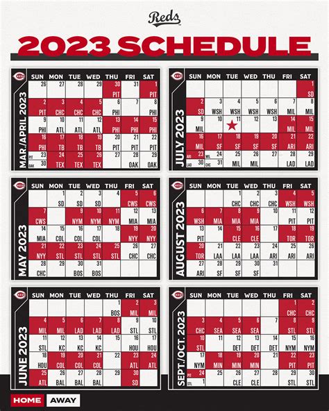 Cincinnati Reds Schedule 2023 Printable - 2024 Printable Calendar