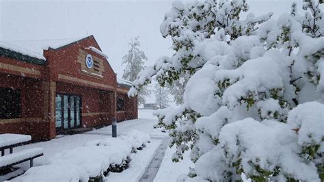 Late-Season Snow Falls in Flagstaff, Arizona | The Weather Channel