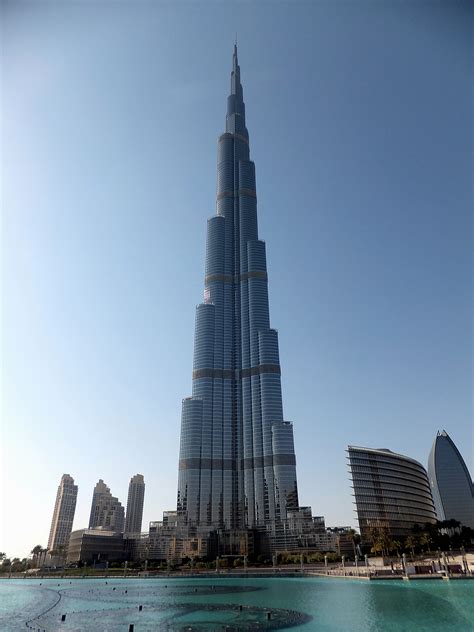 The tallest building in the world, Burj Khalifa in Dubai, United Arab ...