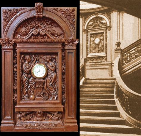 The Grand Staircase Titanic Clock and Cherub. Buy a Beautiful Replica ...