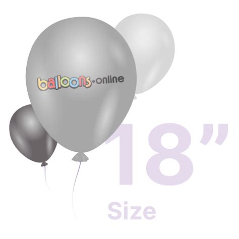 Balloon size chart: shop wholesale and retail - Balloons Online