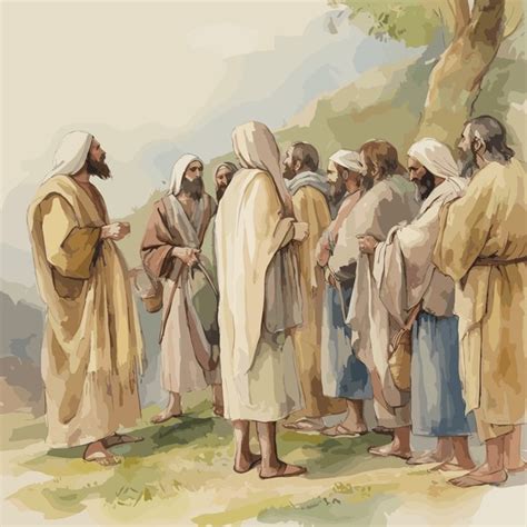 Jesus Teaching Disciples