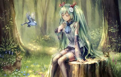 Anime Animals Forest Wallpapers - Wallpaper Cave