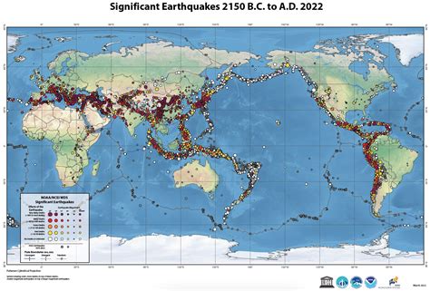 Nrken19 on Twitter: "Map showing significant earthquakes from 2150 BC ...