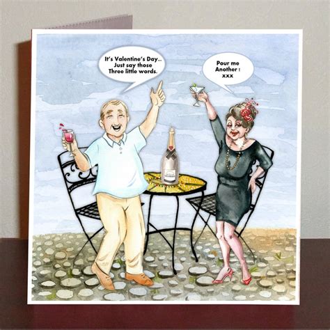 Funny Anniversary Card With Older Couple Celebrating3d | Etsy UK ...