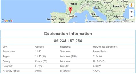 My Ip Location Map | Tourist Map Of English