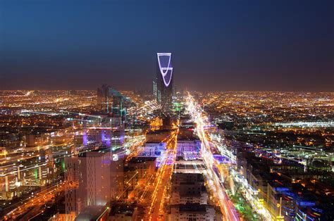 Riyadh skyline at night zoom in # 1 Photograph by Hany Musallam - Fine ...