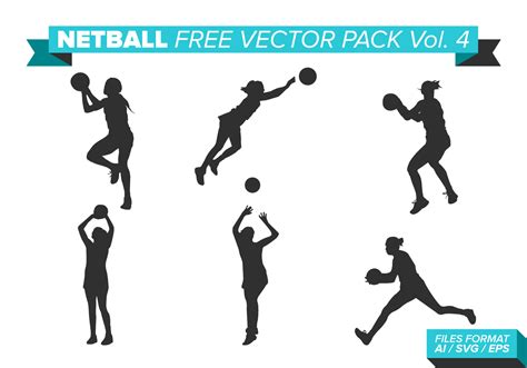 Netball Free Vector Pack Vol. 4 129780 Vector Art at Vecteezy