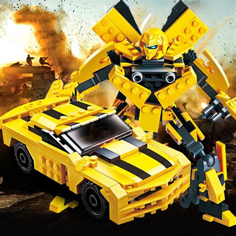 221PCS Compatible with Lego Transformers Bumblebee Building Blocks ...