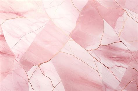 Premium AI Image | Background with a pink marble pattern and a rose ...