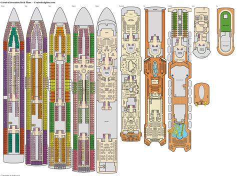 Carnival Sensation Upper Deck Plan Tour