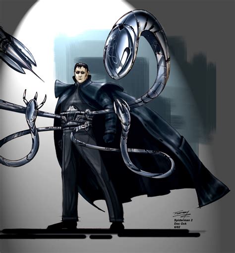 Doctor Octopus Concept Art from Sam Raimi's SPIDER-MAN 2 — GeekTyrant