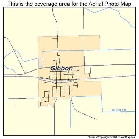 Aerial Photography Map of Gibbon, MN Minnesota