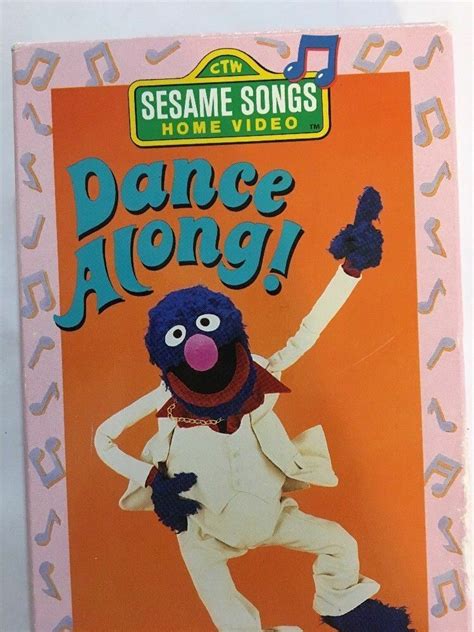 Sesame Street-Dance Along(VHS,1990)TESTED-RARE VINTAGE COLLECTIBLE ...